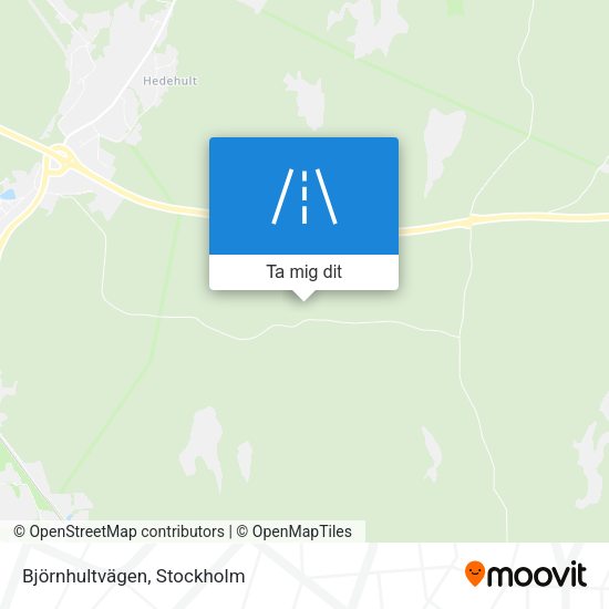 Björnhultvägen karta