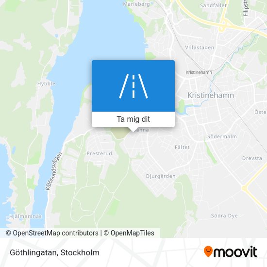 Göthlingatan karta