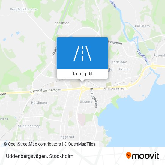 Uddenbergsvägen karta
