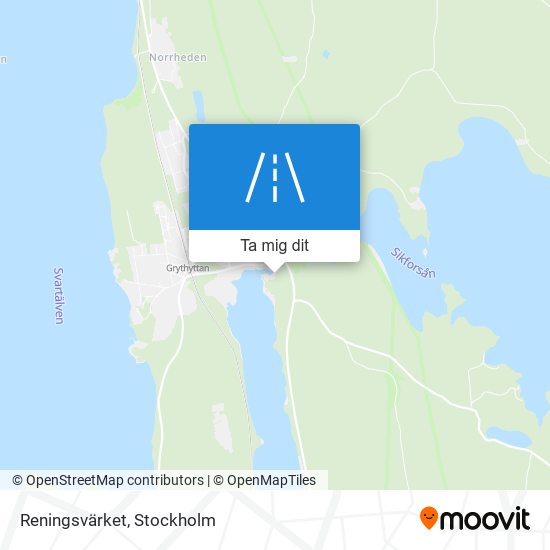 Reningsvärket karta