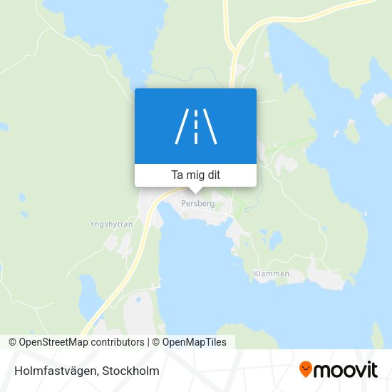 Holmfastvägen karta