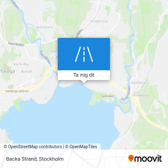 Backa Strand karta