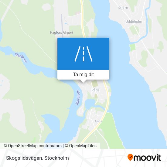 Skogslidsvägen karta