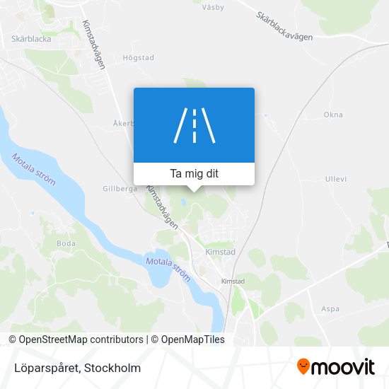 Löparspåret karta