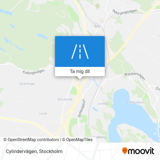 Cylindervägen karta