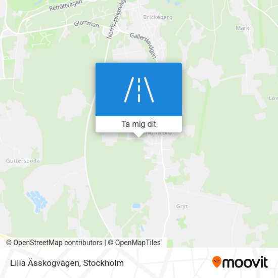 Lilla Ässkogvägen karta