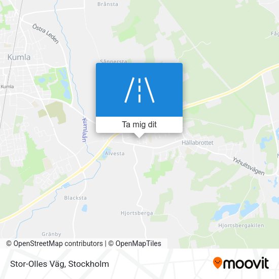Stor-Olles Väg karta