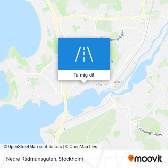 Nedre Rådmansgatan karta