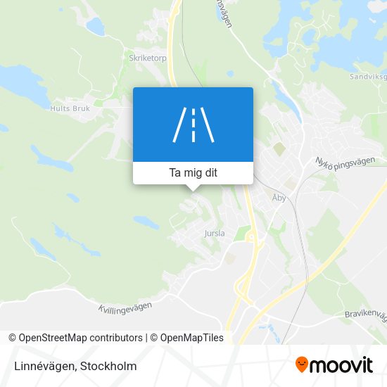 Linnévägen karta