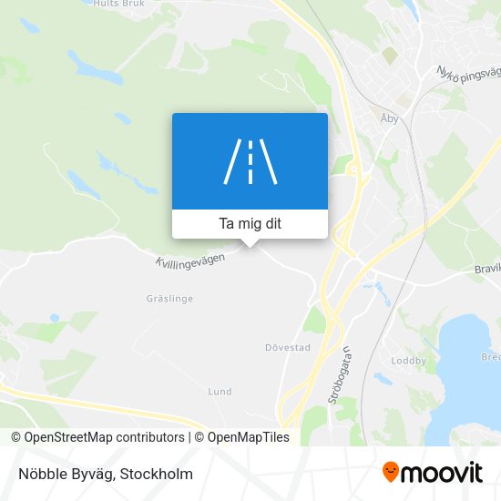 Nöbble Byväg karta