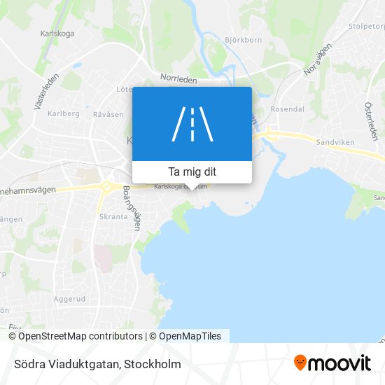 Södra Viaduktgatan karta