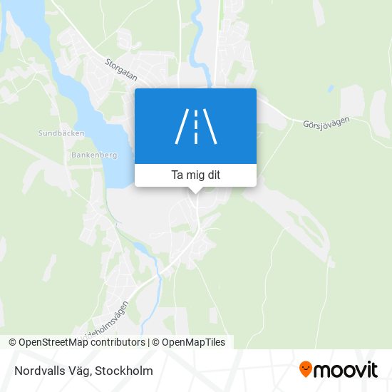 Nordvalls Väg karta