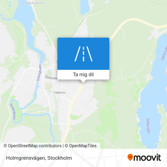 Holmgrensvägen karta