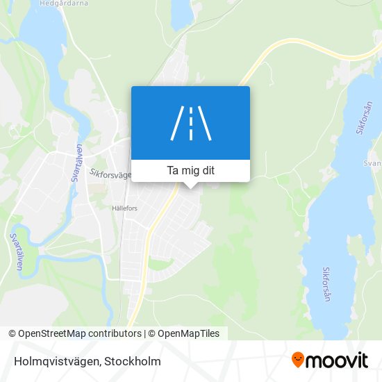 Holmqvistvägen karta