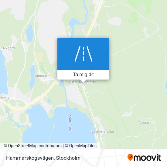 Hammarskogsvägen karta