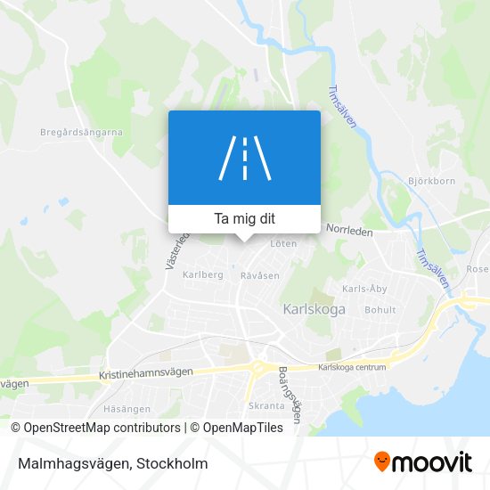 Malmhagsvägen karta
