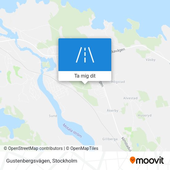 Gustenbergsvägen karta