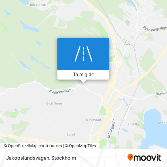 Jakobslundsvägen karta