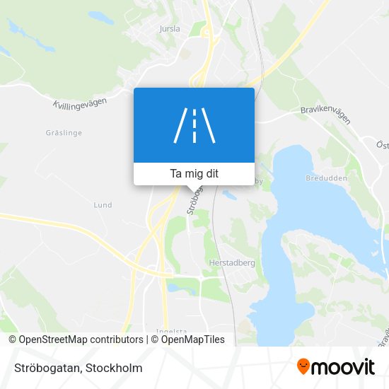 Ströbogatan karta