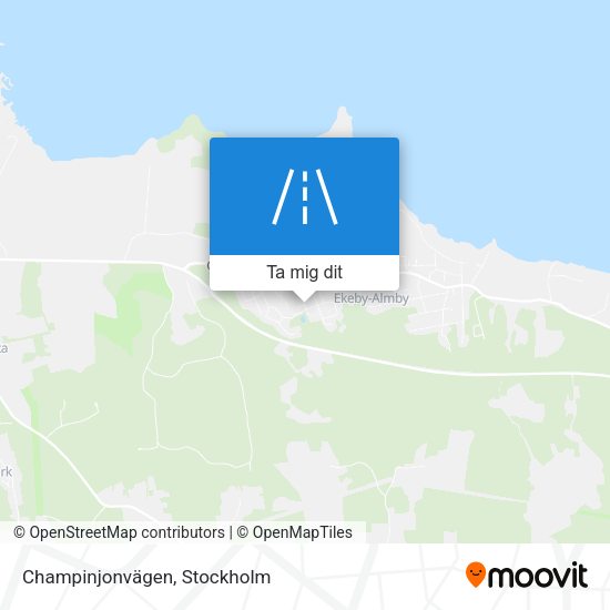 Champinjonvägen karta