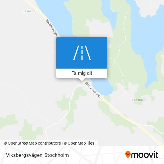 Viksbergsvägen karta