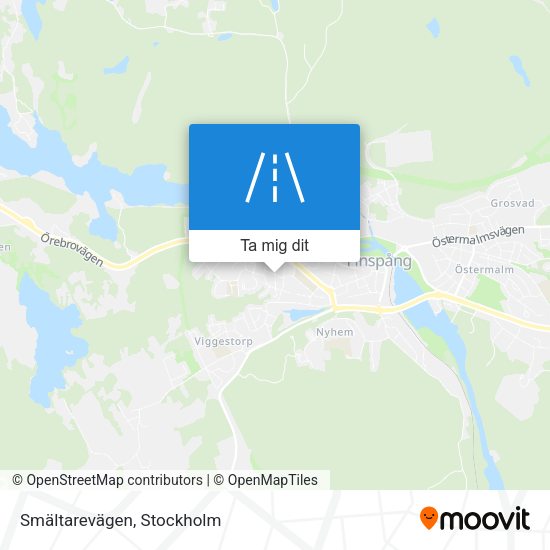 Smältarevägen karta