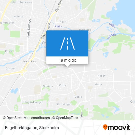 Engelbrektsgatan karta