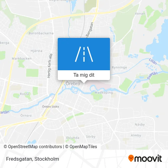 Fredsgatan karta