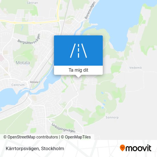 Kärrtorpsvägen karta