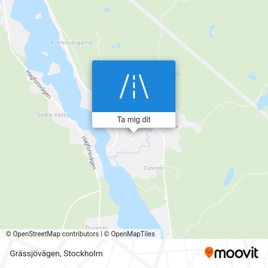 Grässjövägen karta