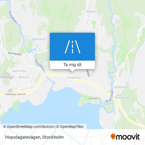 Hopslagarevägen karta