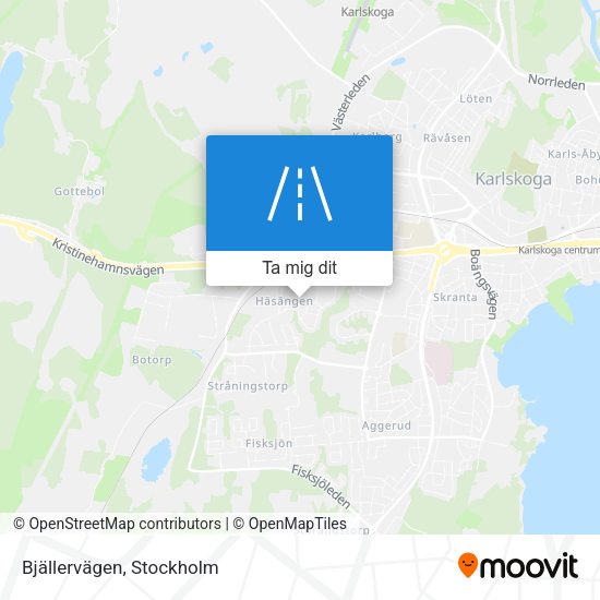 Bjällervägen karta