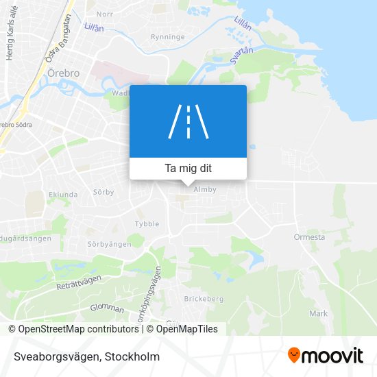 Sveaborgsvägen karta