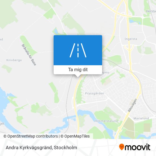 Andra Kyrkvägsgränd karta