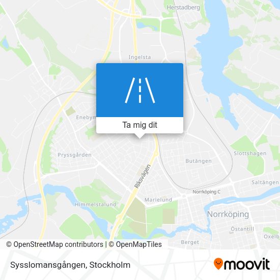 Sysslomansgången karta
