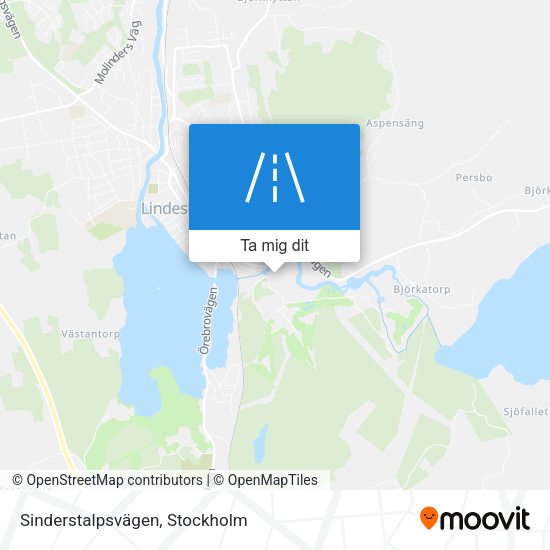 Sinderstalpsvägen karta