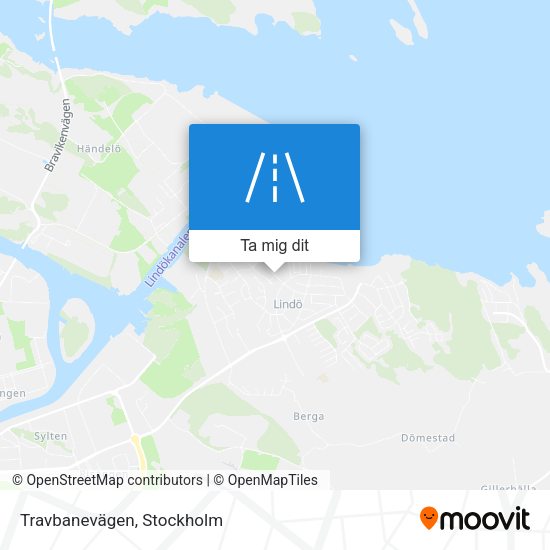 Travbanevägen karta
