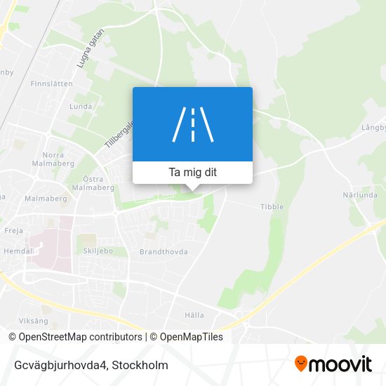 Gcvägbjurhovda4 karta