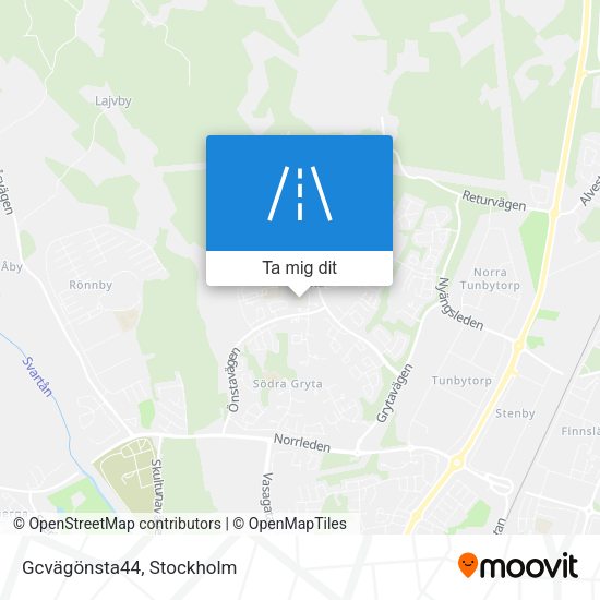 Gcvägönsta44 karta