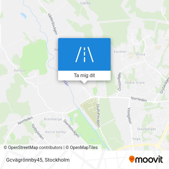 Gcvägrönnby45 karta