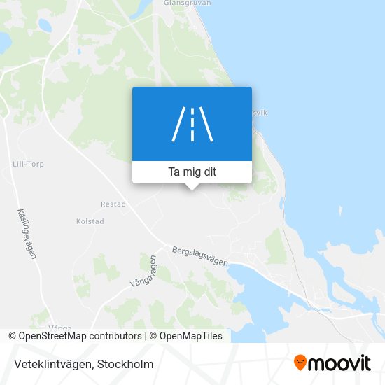 Veteklintvägen karta