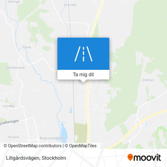 Lillgårdsvägen karta