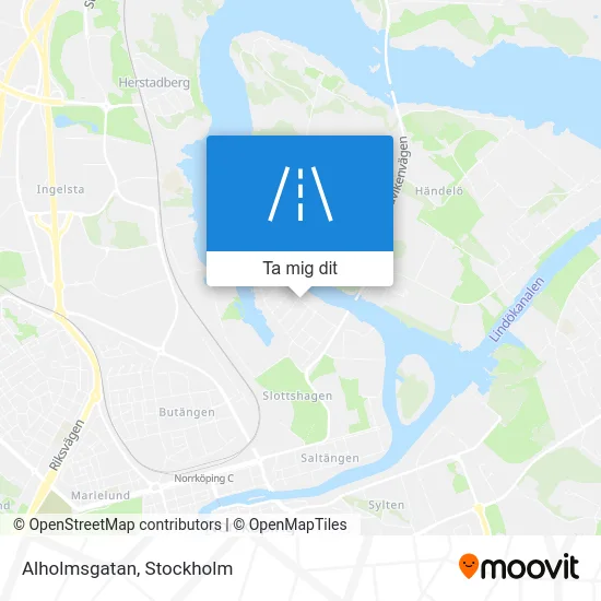 Alholmsgatan karta