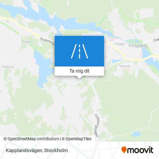 Kapplandsvägen karta