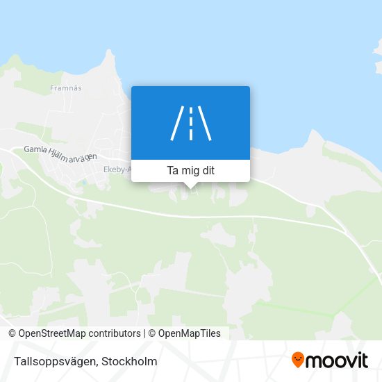 Tallsoppsvägen karta