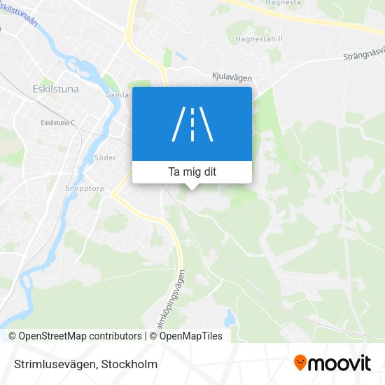 Strimlusevägen karta