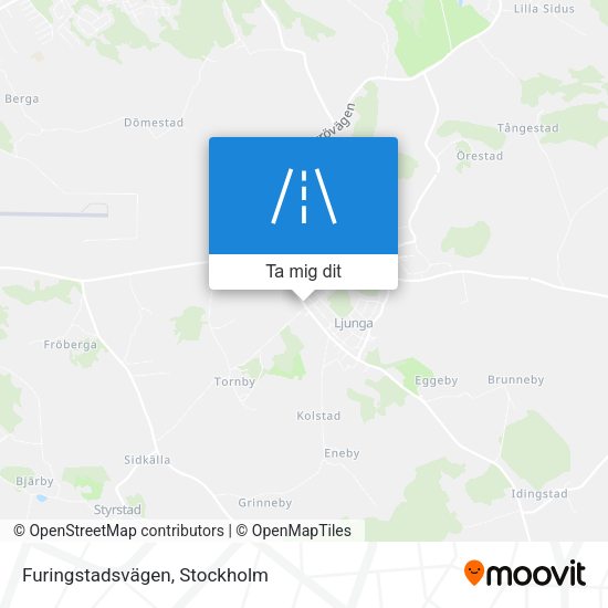 Furingstadsvägen karta
