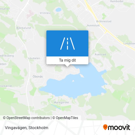 Vingavägen karta