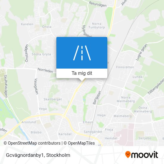 Gcvägnordanby1 karta