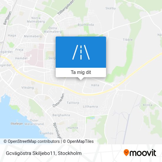 Gcvägöstra Skiljebo11 karta